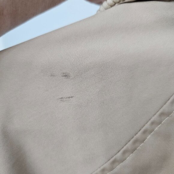 Robert Lewis Lined Vented Jacket Beige Zip Front Long Sleeve Men - Picture 10 of 10